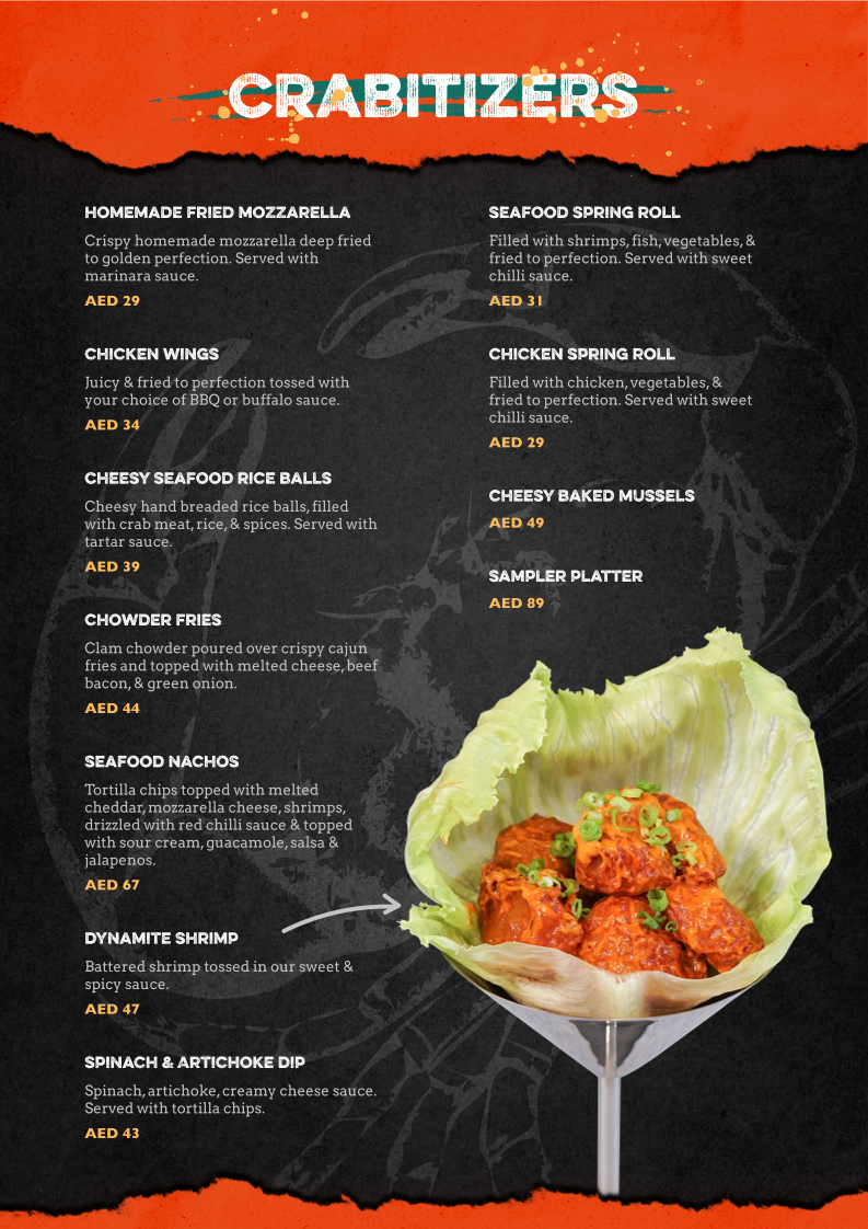 Menu Mr.crab Restaurant-1