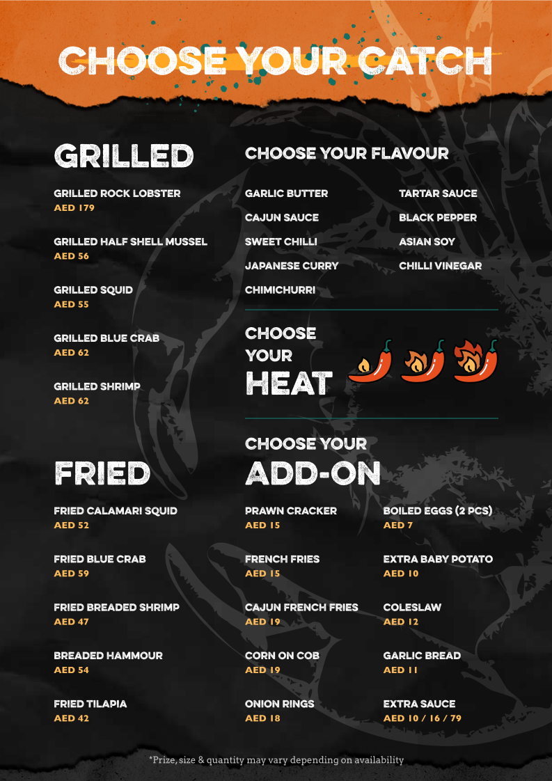 Menu Mr.crab Restaurant-2