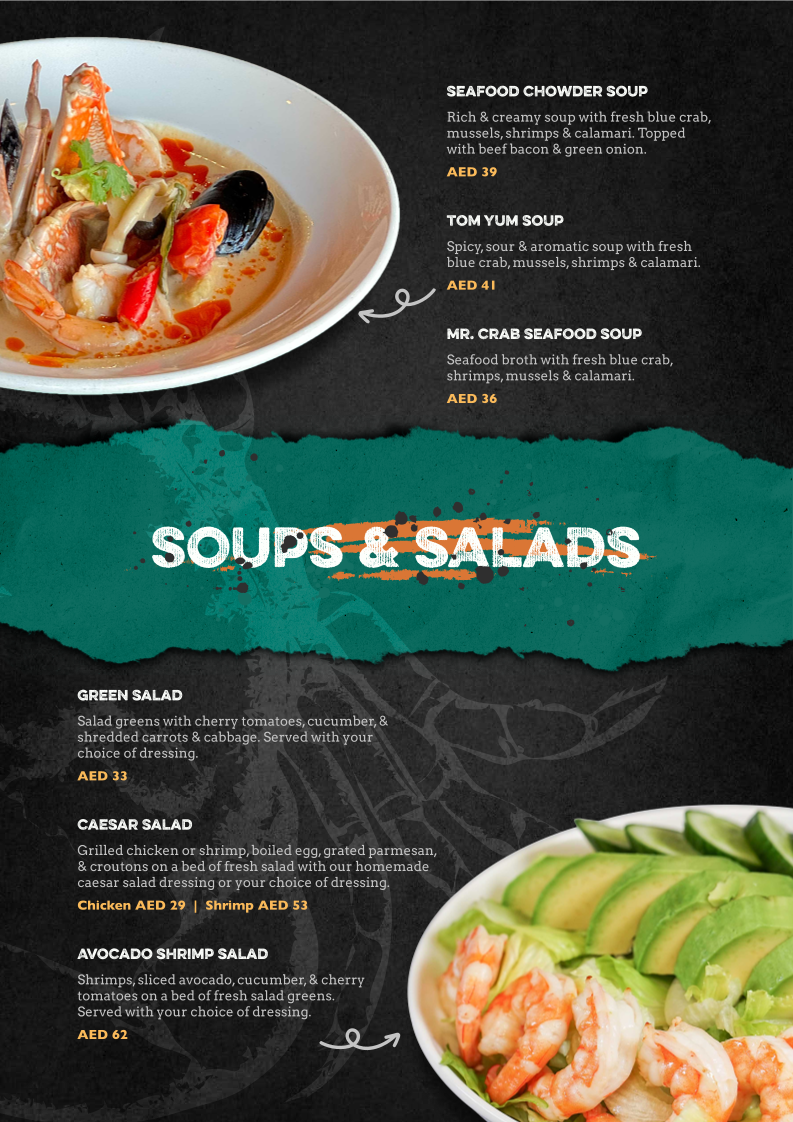 Menu Mr.crab Restaurant-4